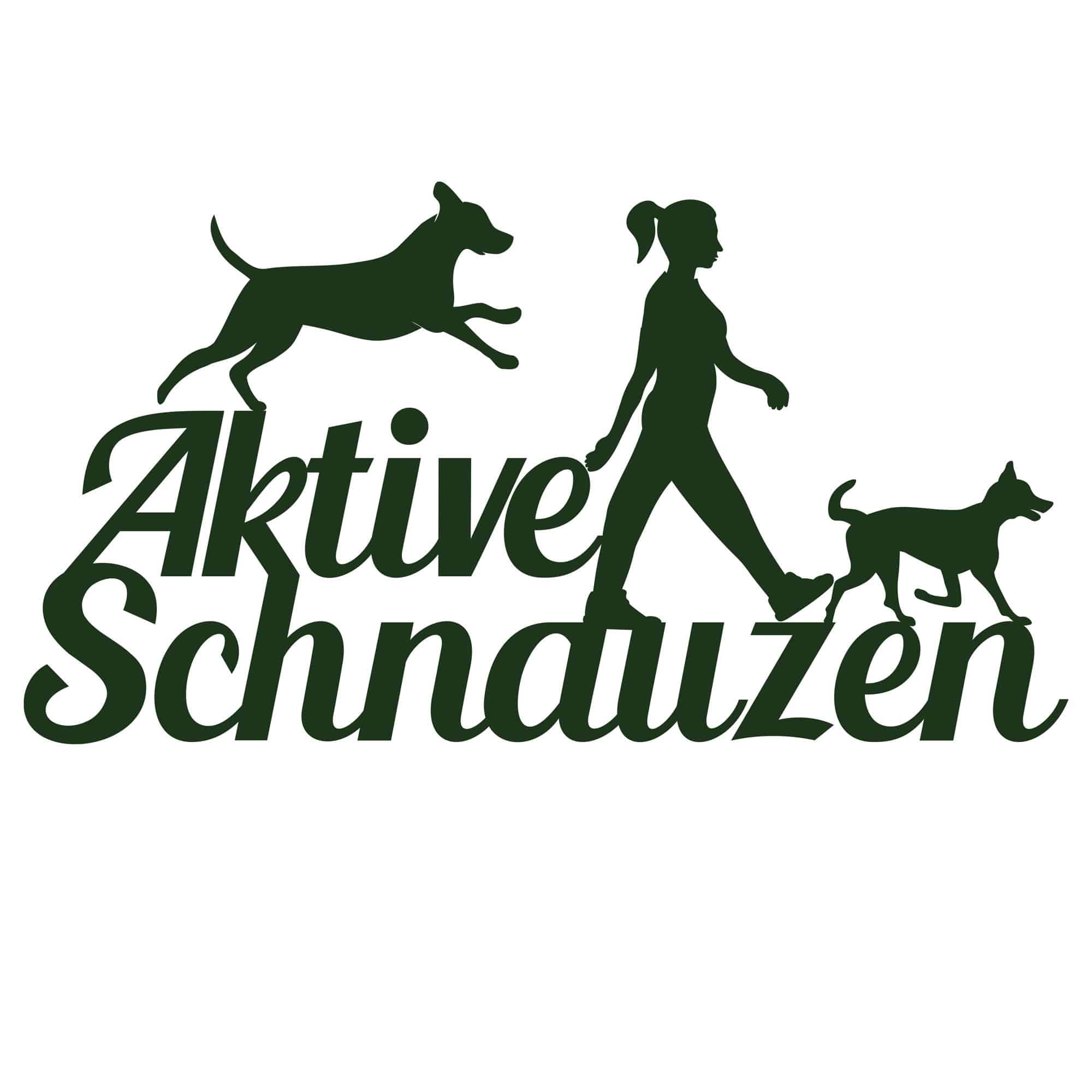 Logo Aktive Schnauzen, Logo Gassi Service, Logo Dogwalker, Hundetraining