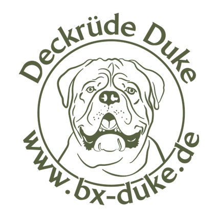 Logo Bordeaux-Dogge, Logo BX Duke, Deckrüde