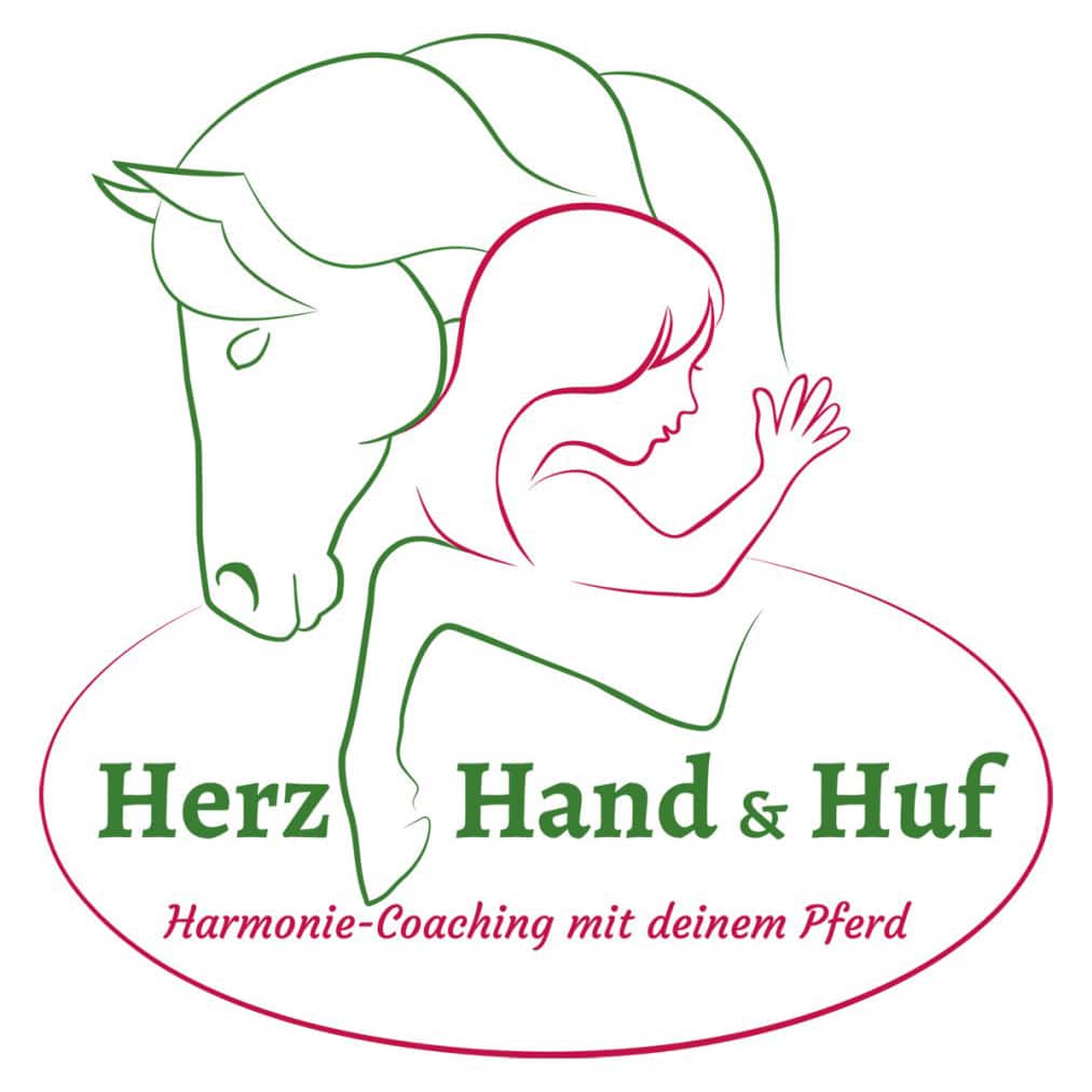 Logo Coaching mit Pferd, Pferde-Mensch-Logo, Pferde-Logo